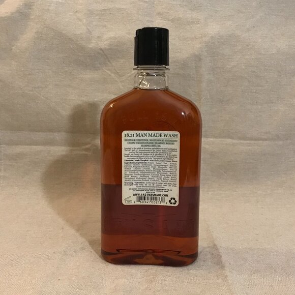 18.21 Man Made Wash – Hair & Body – Spiced Vanilla – 532ml - Made in USA - Picture 4 of 11